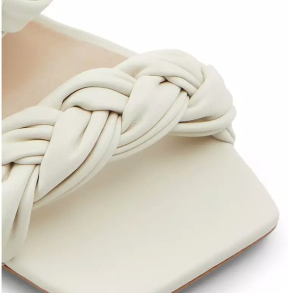 Wovella Braided Dual Strap Stiletto Heel Sandals - Picture 5 of 11